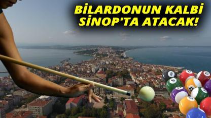 Sinop’ta bilardo şöleni başlıyor!