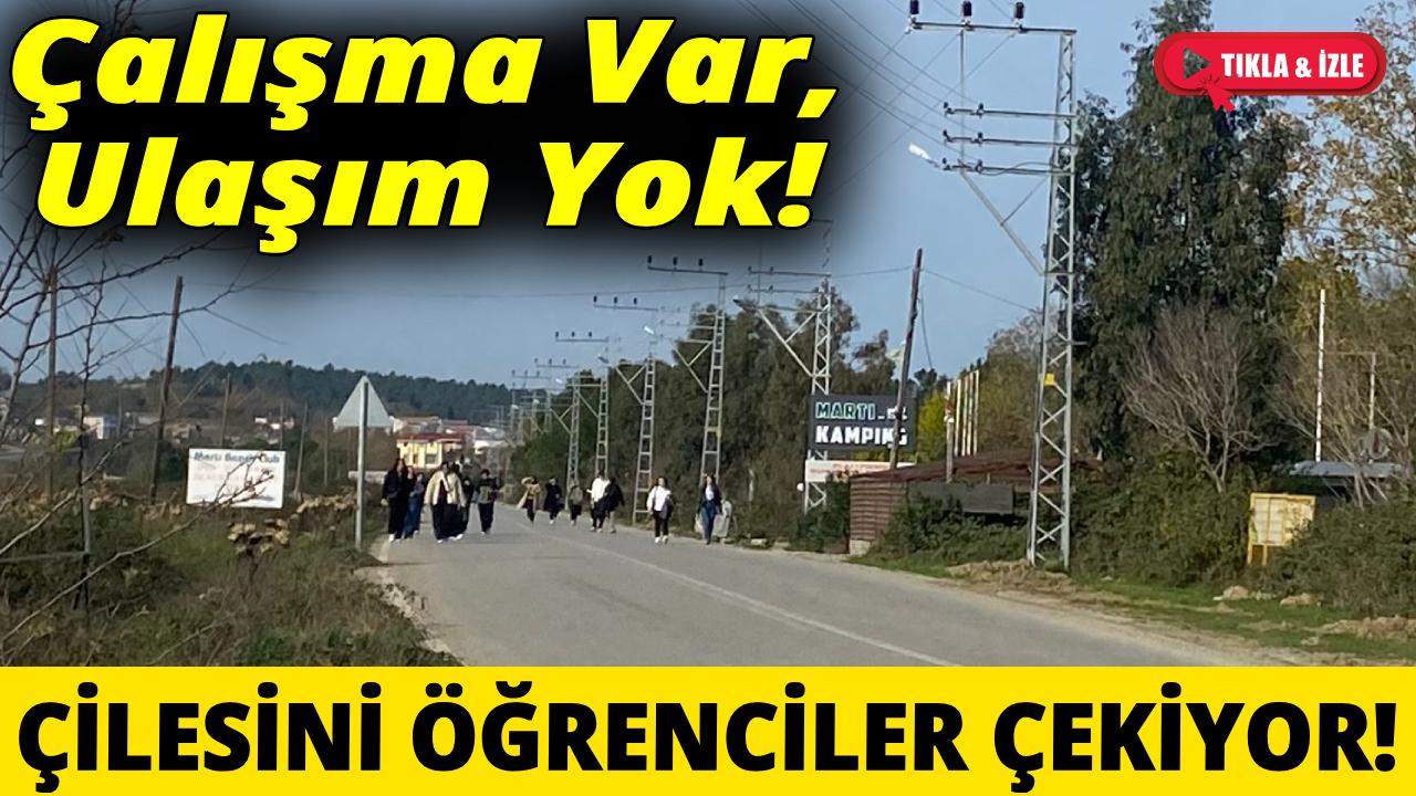 Sinop&#039;ta doğalgaz çalışması öğrencileri mağdur etti