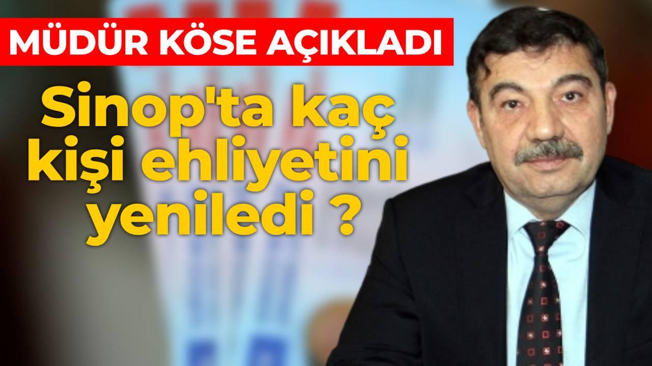 Sinop&#039;ta kaç kişi kimliğini yeniledi ? İşte cevabı