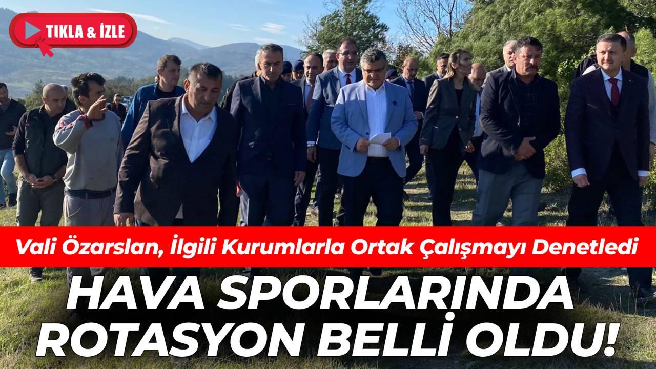 Sinop’ta kara sporlarında rotasyon belli oldu