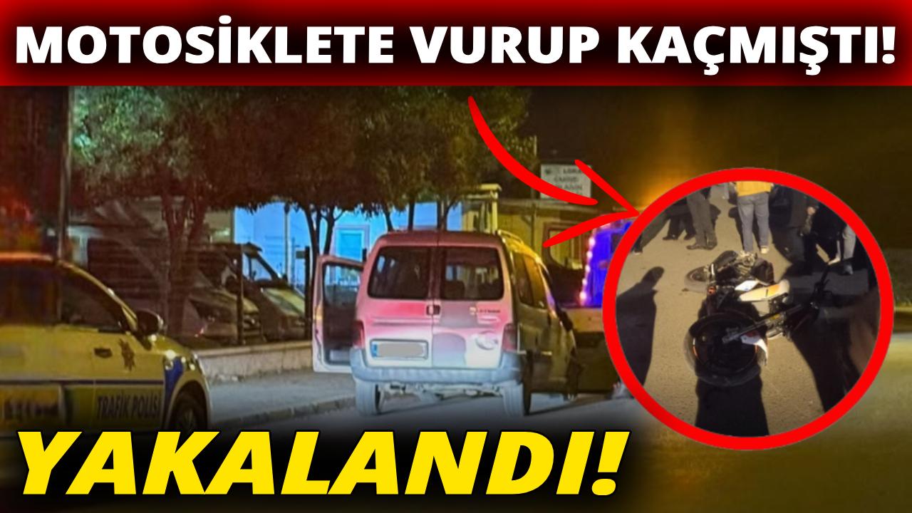 Sinop&#039;ta motosiklete çarpıp kaçan sürücü yakalandı