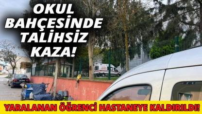 Sinop'ta okul bahçesinde düşen öğrenci hastaneye kaldırıldı