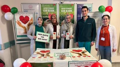 Sinop'ta organ bağışı standı ile farkındalık arttırıldı