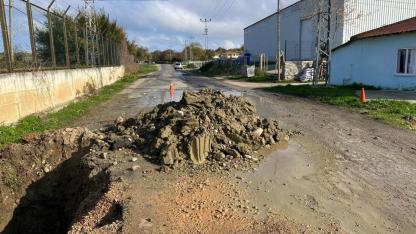 Sinop'ta su patlağına ekipler müdahale etti