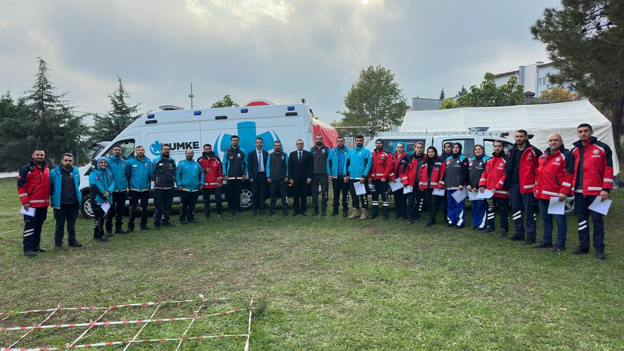 Sinop’ta UMKE Medikal Kurtarma Eğitimi tamamlandı