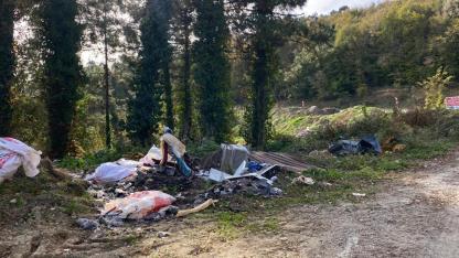 Sinop’un doğal alanı çöp yığınına dönüştü