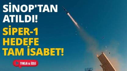 SİPER 1 otonom batarya atışı, Sinop Test Merkezi'nde yapıldı