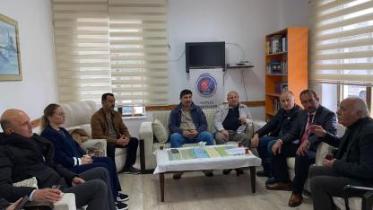 Şoförler Odası adayı Aydın'dan Gazeteciler Cemiyetine ziyaret