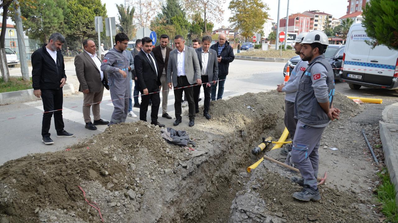 Türkeli&#039;de bir mahalle doğalgaza kavuştu!