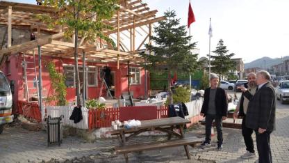 Türkeli'de itfaiye binası yenileniyor