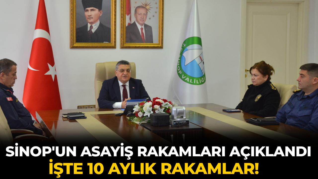 Vali Özarslan, 10 aylık asayiş verilerini açıkladı