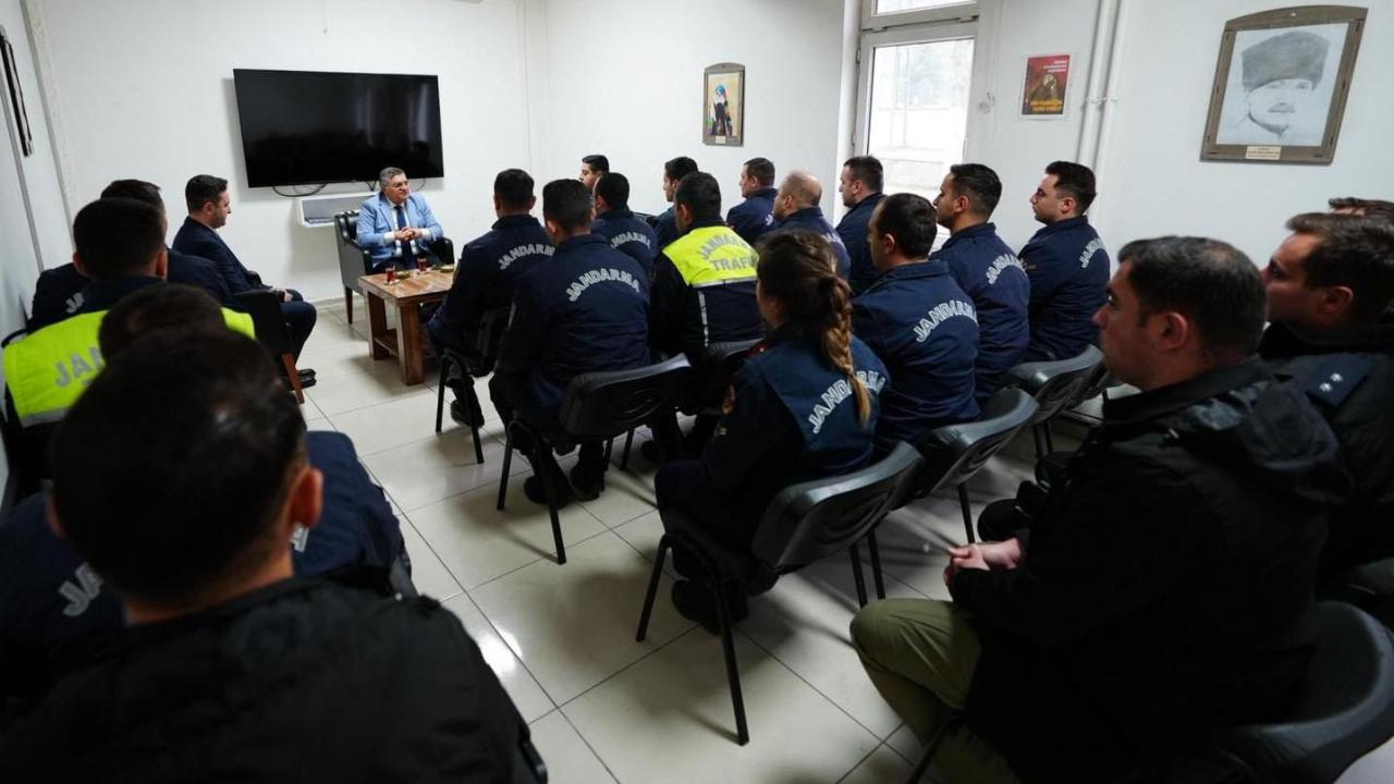 Vali Özarslan&#039;dan Uzman Çavuşlara anlamlı ziyaret