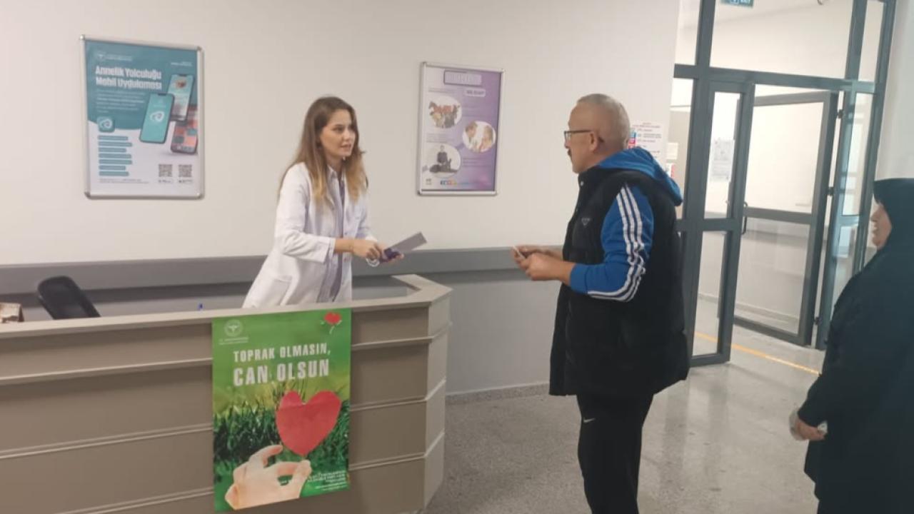 Vatandaşlar organ bağışı konusunda bilgilendirildi