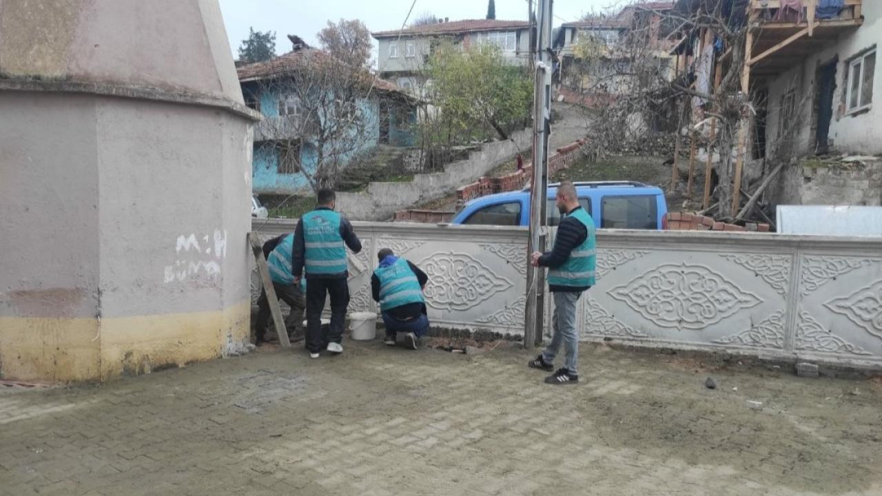 Yükümlülerden camiye anlamlı destek!