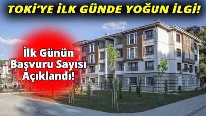 Yüzyılın Konut Projesi'ne ilk gün rekor başvuru