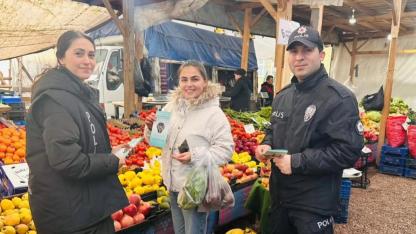 Ayancık'ta dolandırıcılara karşı 'pazar' mesaisi