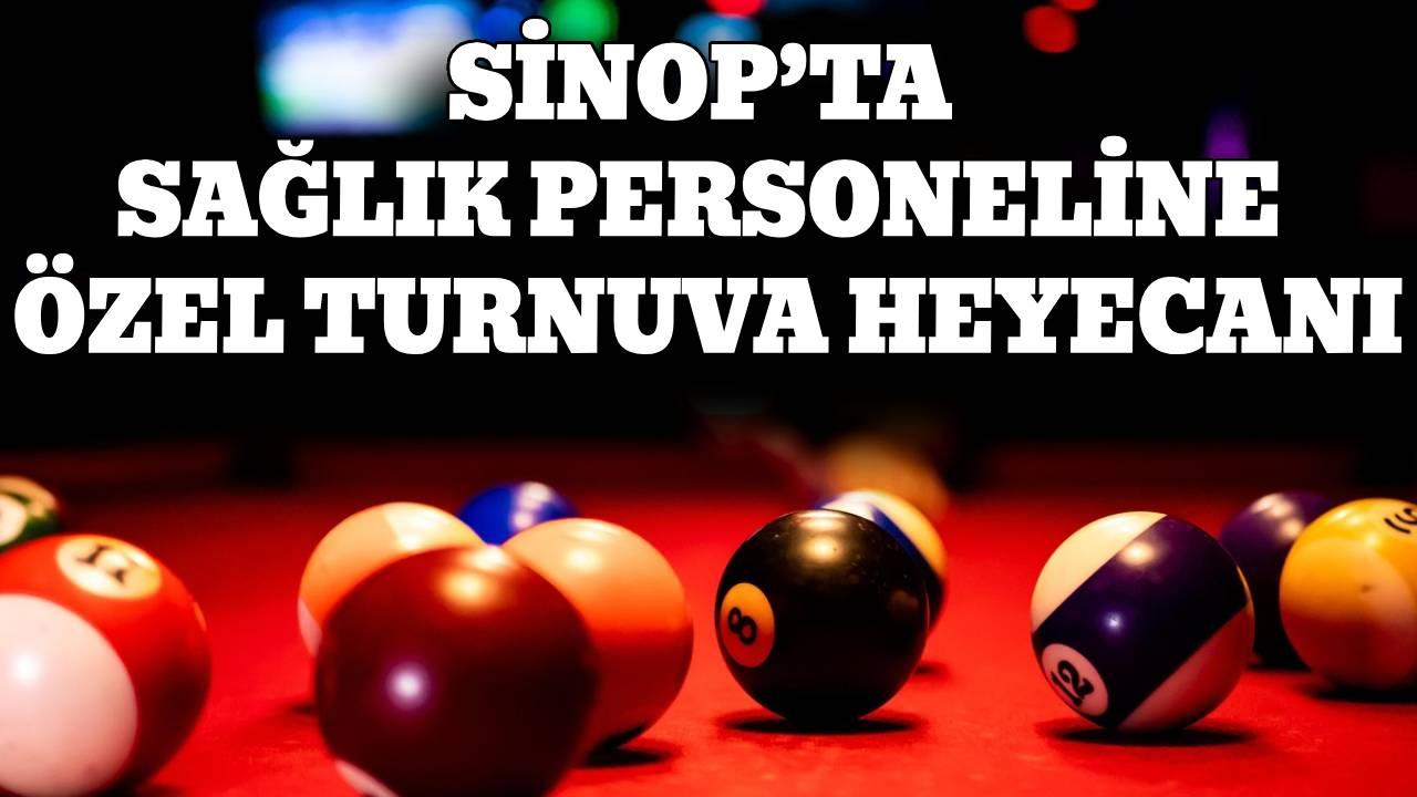 Bilardo masasında sağlık çalışanları yarışacak