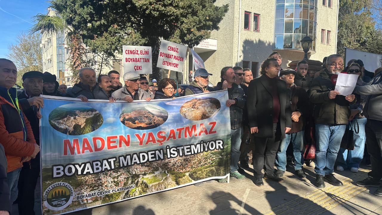 Boyabat Çevre Platformu'ndan ÇED raporuna 378 imzalı dilekçe ile itiraz