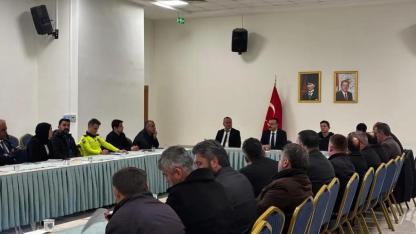 Boyabat’ta büyükbaş hayvan güvenliği toplantısı