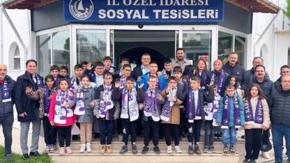 Minik taraftarlar Sinopspor coşkusuna ortak oldu