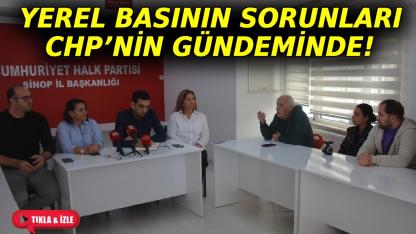 CHP İl Başkanlığı, Sinop Basınının sorunlarını dinledi