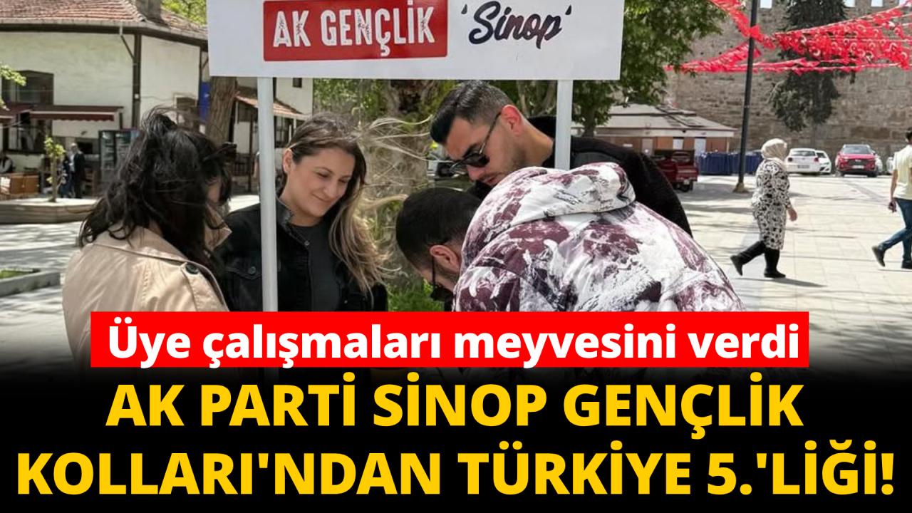 Dikkat! AK Parti Sinop Gençlik Kolları Türkiye&#039;nin gözdesi oldu
