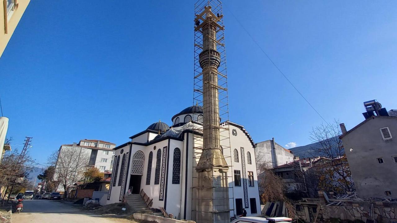 Durağan’da camii inşaatında yoğun mesai