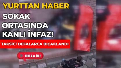 Evine giden taksici husumetlileri tarafından öldürüldü