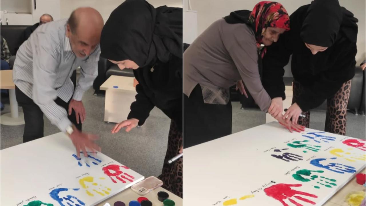 Genç İHH ekibi huzurevinde büyüklerle buluştu