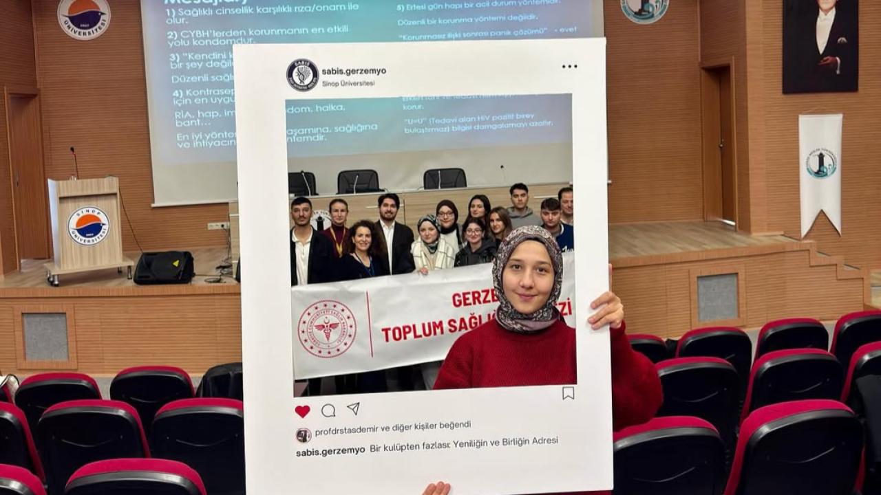 Gerze MYO’da CYBH farkındalık eğitimi