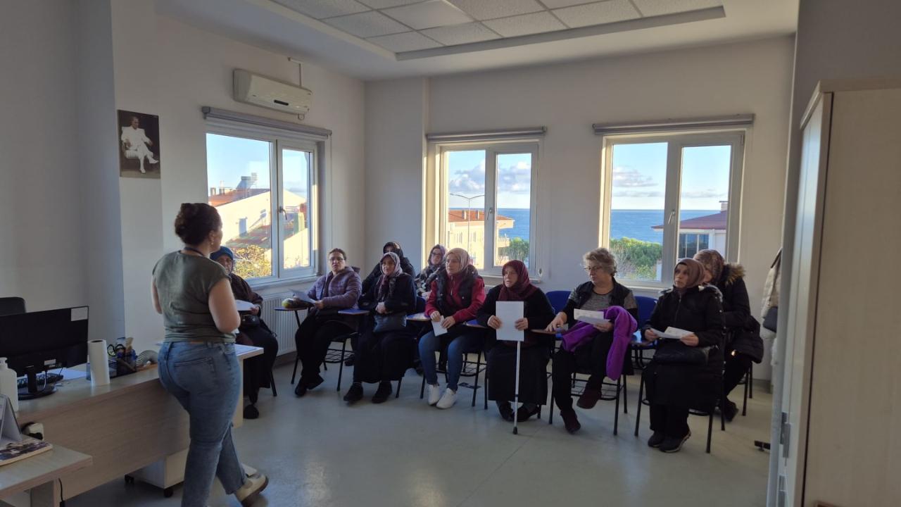 Gerze'de sessiz tehlikeye karşı farkındalık eğitimi