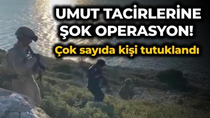 Göçmen kaçakçılarına operasyon: 156 şüpheliden 112'si tutuklandı