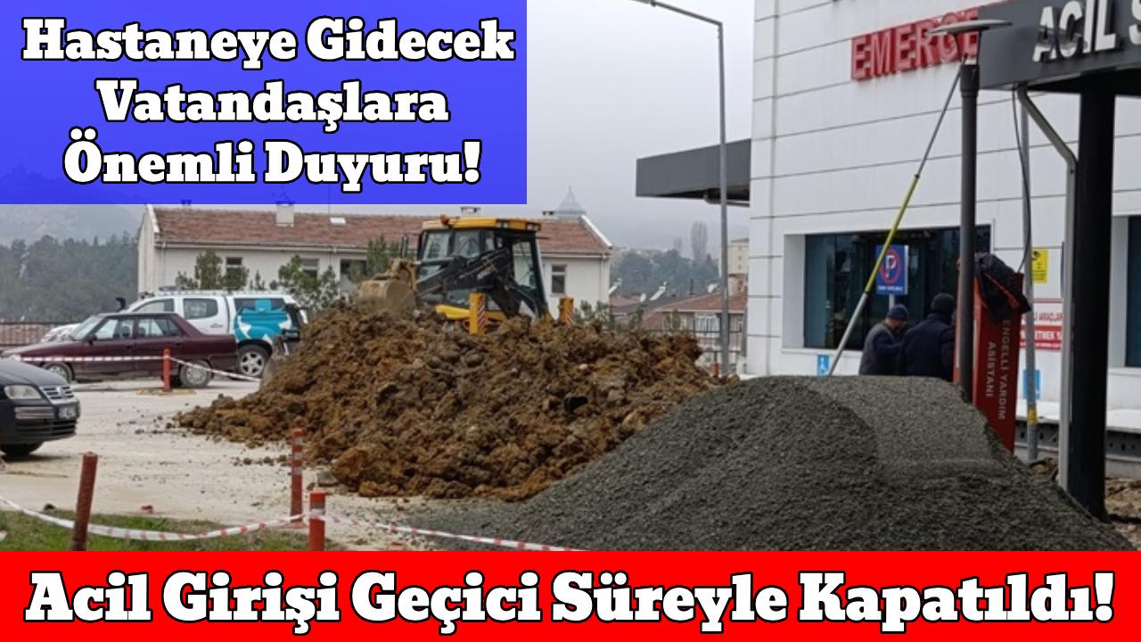 İlçe Devlet Hastanesi’nden vatandaşlara uyarı