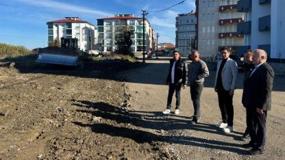 İlçede altyapı ve yol çalışmaları sürüyor