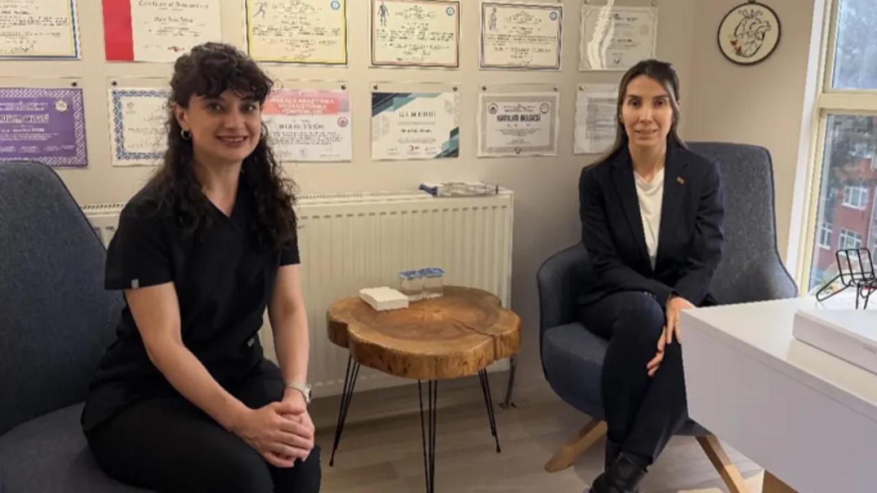 Kaymakam Büyüker’den Fizyoterapist Betül Ünlü Öztürk’e ziyaret