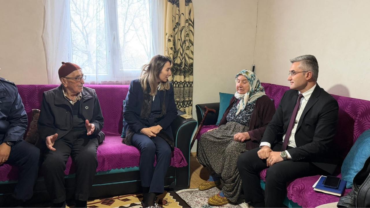 Kaymakam Büyüker'den gönüllere dokunan ziyaret