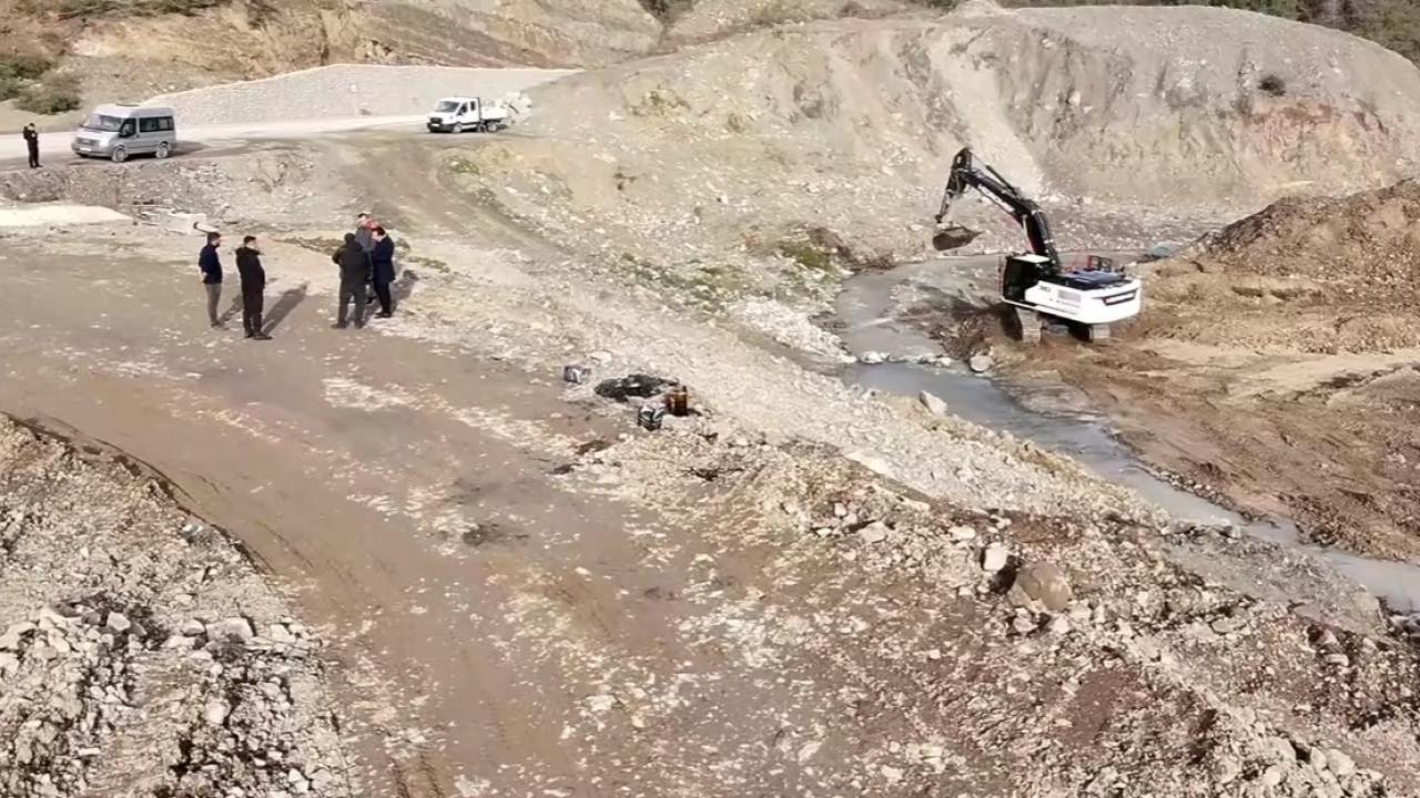 Kaymakam Doğancı’dan taşkın önleme çalışmalarına yakın takip