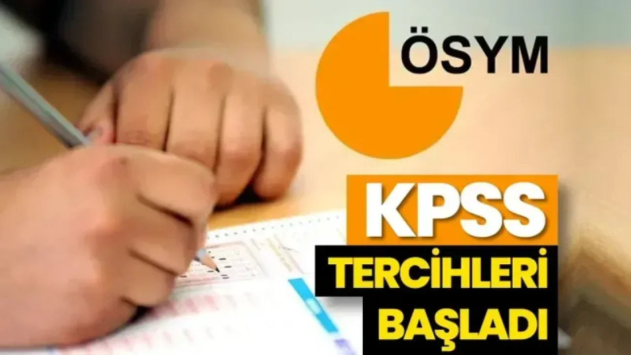 KPSS-2025/2 için süreç başladı!