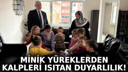 Kur’an Kursu öğrencilerinden Filistin’e anlamlı destek