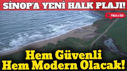 Kurt Kuyusu plajı modern bir görünüme kavuşuyor