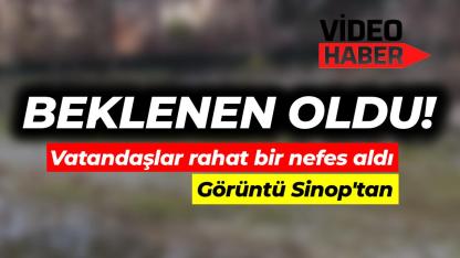 Kuruyan Kolaz çayı yeniden akmaya başladı