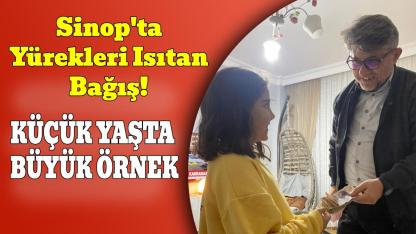 Minik bağışçı kumbarasını cami inşaatına bağışladı