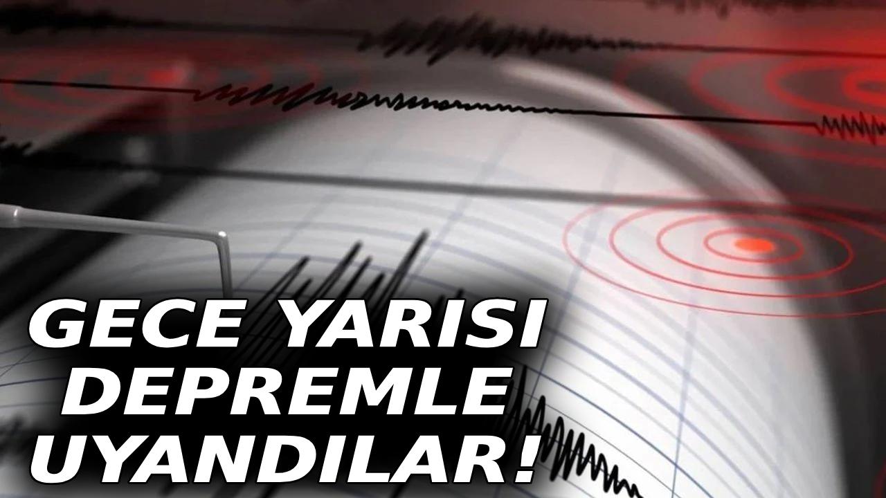 O ilde gece yarısı korkutan deprem! İşte büyülüğü