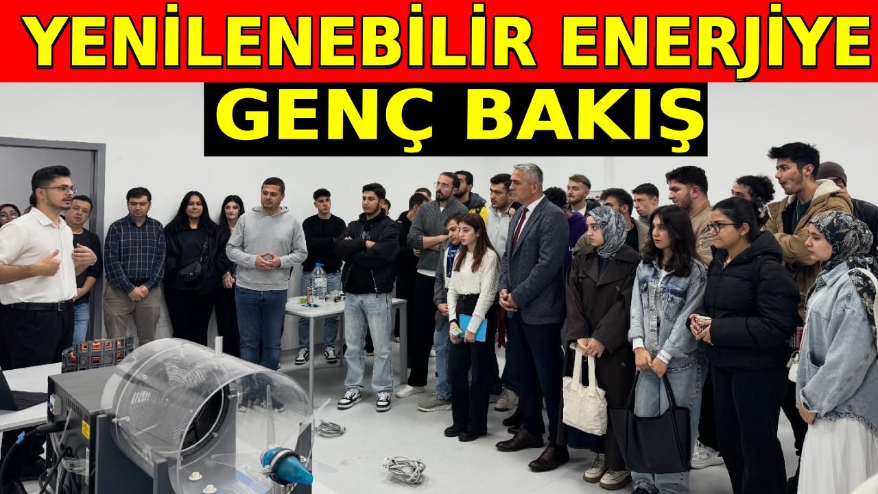 Öğrenciler yenilenebilir enerji sistemleri ile tanıştı