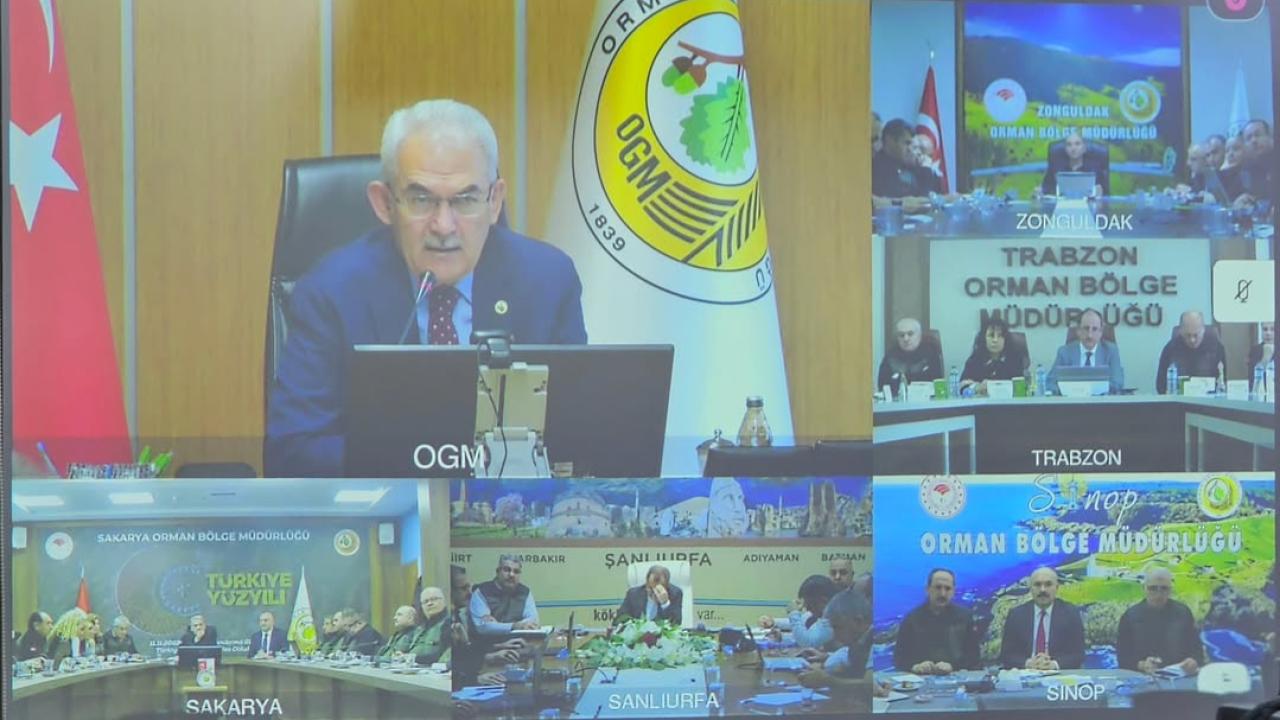 Orman Genel Müdürlüğü’nden yıl sonu toplantısı