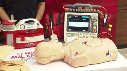 Ani kalp durmalarında "Otomatik Eksternal Defibrilatör" cihazı hayat kurtaracak