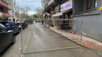 Cadde geçici süreliğine kapatıldı