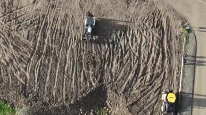 Otogar alanında dolgu ve düzenleme çalışmaları sürüyor