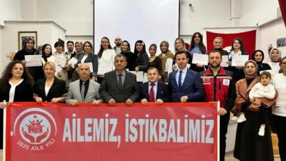 Sinop’ta aile eğitim programı tamamlandı