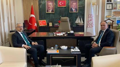 Akmanşen’den Sinop İl Millî Eğitim Müdürlüğüne ziyaret